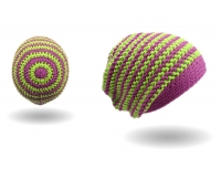 Häkelanleitung Longbeanie mit Rosenstäbchen